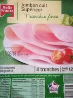 Mängden socker i Jambon Cuit Supérieur