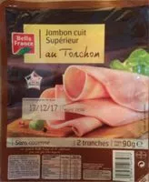 Mängden socker i Jambon cuit supérieur au torchon