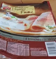 Mängden socker i Jambon cuit supérieur