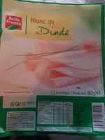 Mängden socker i Blanc de dinde