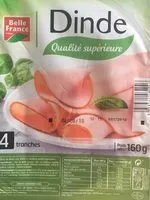 Mängden socker i Dinde (qualite superieure)