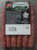 Mängden socker i Chipolatas aux herbes