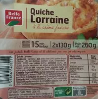 Mängden socker i Quiche Lorraine 2X130G Bf,