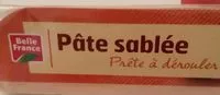 Mängden socker i Pâte sablée prête à dérouler