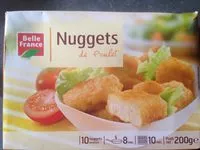Mängden socker i Nuggets de Poulet