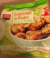 Mängden socker i Grignotte de Poulet Nature