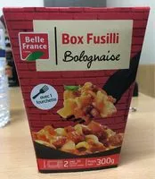 Mängden socker i Box fusilli bolognaise