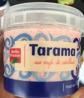 Mängden socker i Tarama aux oeufs de cabillaud