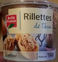 Mängden socker i Rillettes de Thon