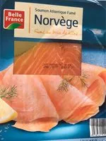 Mängden socker i Saumon Atlantique fumé Norvège