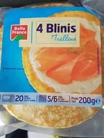 Mängden socker i 4 Blinis