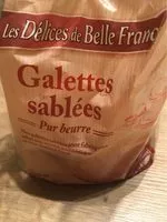 Mängden socker i Galette Sable P. B.