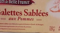 Mängden socker i Sablés aux pommes