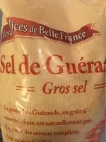 Mängden socker i Sel de Guérande - Gros sel