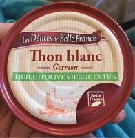 Mängden socker i Thon blanc germon huile d'olive vierge extra