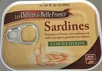 Mängden socker i Sardines a l'huile d'olive