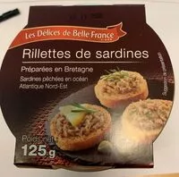 Mängden socker i Rillettes de sardines