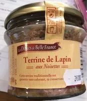 Mängden socker i Terrine de Lapin aux noisettes