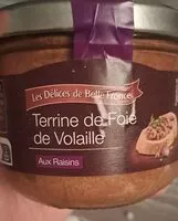 Mängden socker i Terrine de foie de volaille
