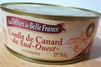 Mängden socker i Confit de Canard du Sud-Ouest