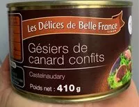 Mängden socker i Gesiers Canard confits Belle france