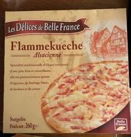 Mängden socker i Flammekueche