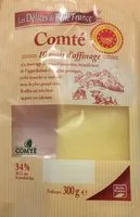 Mängden socker i Comté