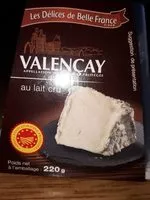 Mängden socker i Valençay au lait cru