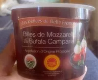 Mängden socker i Billes de mozzarella