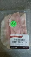 Mängden socker i Prosciutto cotto allé erbe