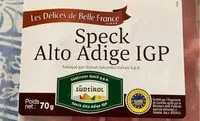 Mängden socker i Speck alto adige Igp