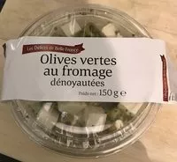 Mängden socker i Olives vertes au fromage dénoyautées