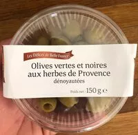 Mängden socker i Olives vertes et noires