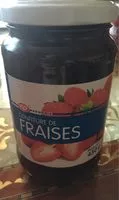 Mängden socker i Confiture fraise