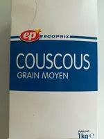 Mängden socker i Couscous Grain Moyen