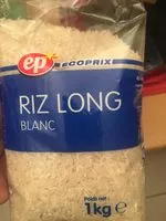 Mängden socker i Sachet KG Riz Long Blanc Ecoprix*