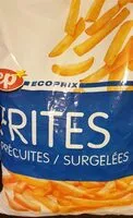 Mängden socker i Frites précuites