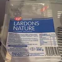 Mängden socker i Lardons Nature 200G Ep,