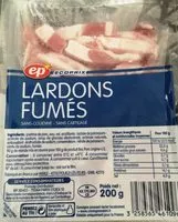 Mängden socker i Lardons Fumés