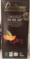 Mängden socker i Chocolat Noir 50% (République Dominicaine)
