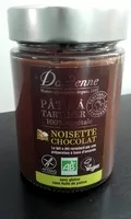 Mängden socker i Pâte à tartiner - NOISETTE CHOCOLAT 100% vegetal