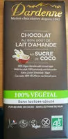 Mängden socker i Chocolat lait d amande au sucre de De Coco