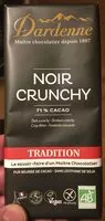 Mängden socker i Chocolat Noir crunchy de marron