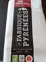Mängden socker i Chocolat noir 71% fruits secs