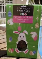 Mängden socker i Fritures de Pâques chocolat noir praliné