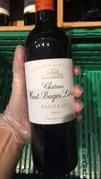 Mängden socker i Château Haut-Bages Libéral PAUILLAC 2012