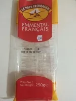 Mängden socker i Emmental français