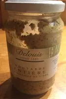 Mängden socker i Moutarde entière au vinaigre de cidre