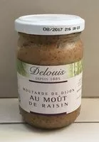 Mängden socker i Moutarde au moût de raisin