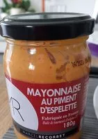 Mängden socker i Mayonnaise au piment espelette